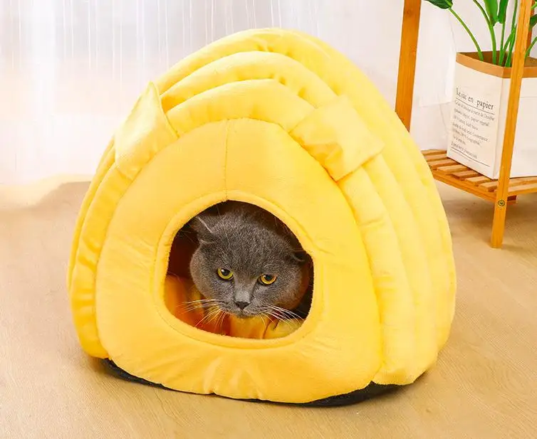Simons Caterpillar Shape Pet Cat Cave Bed Cushion Plush Pillow Coussins Chats Cuccia Gatto Productos Camas De Para Gato Mascotas