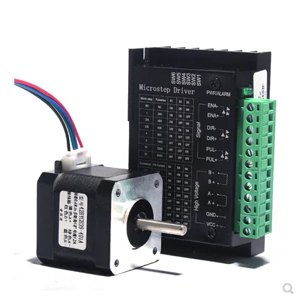 42BYGH24 42 Stepper Motor Torque 0.13N Length 24MM with DM542C  Motor Driver 4A Spot