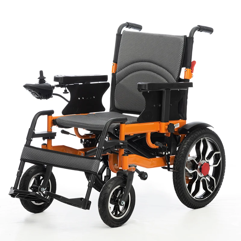 Hot Selling Medical Trolley Electric Wheelchair Conversion Disabled Scooter Folding Portable Elderly Electric Wheelchair