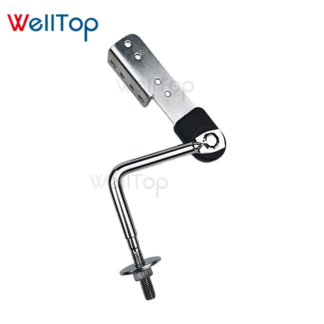 WELLTOP New 90-195 Degrees Furniture Hardware Adjustable Backrest Sofa Sofa Hinges Angle Height Ratchet Sofa Headrest Hinge