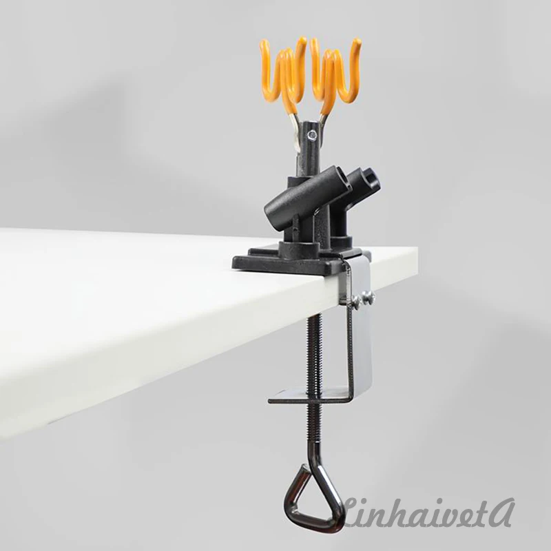 Universal Holds Up To 4 Airbrushes Top Holder Swivels Clamp To A Workbench Or Table Airbrush Holder