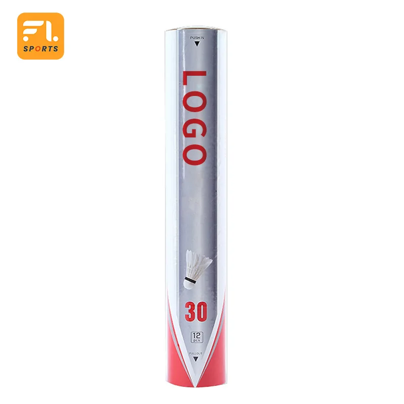 Professional Customized Training Badminton Shuttlecock Durable Badminton Goose Feather Match Badminton
