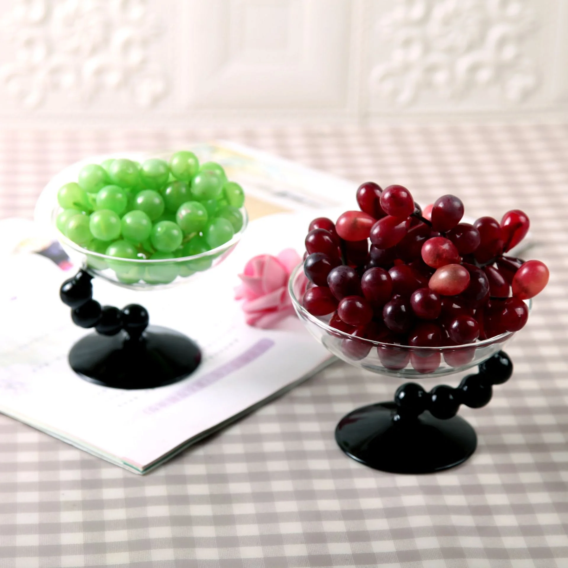 Wholesale Glass Fruit Bowl Glass Bowl Fruit Dessert Snacks and Household Glass Plate