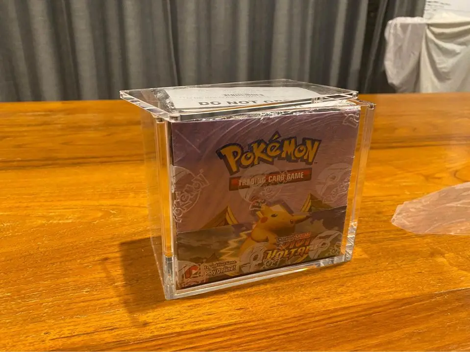 Аксессуары для Pokemon оптовая продажа Gameboy Etb акриловый чехол бустерной коробки