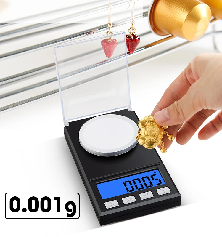 High Accuracy Jewelry Scales  0.001g Electronic Digital Pocket Gold Jewelry Weighing Scales