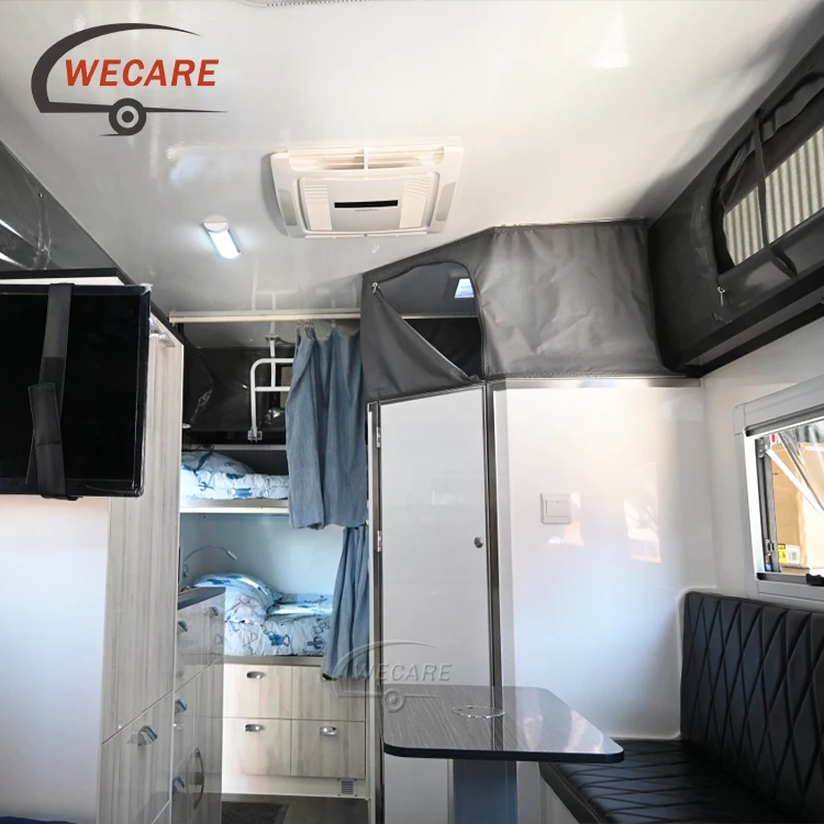 Wecare Offroad Camping Caravan Travel Trailer Off Road RV Camper Van For Sale