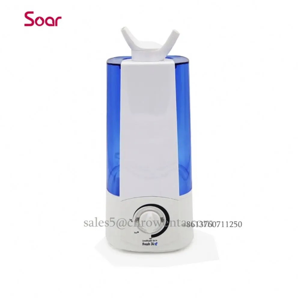 4L Dual nozzle air humidifiers colorful led light essential oil diffuser humidifier portable humidifiers for home