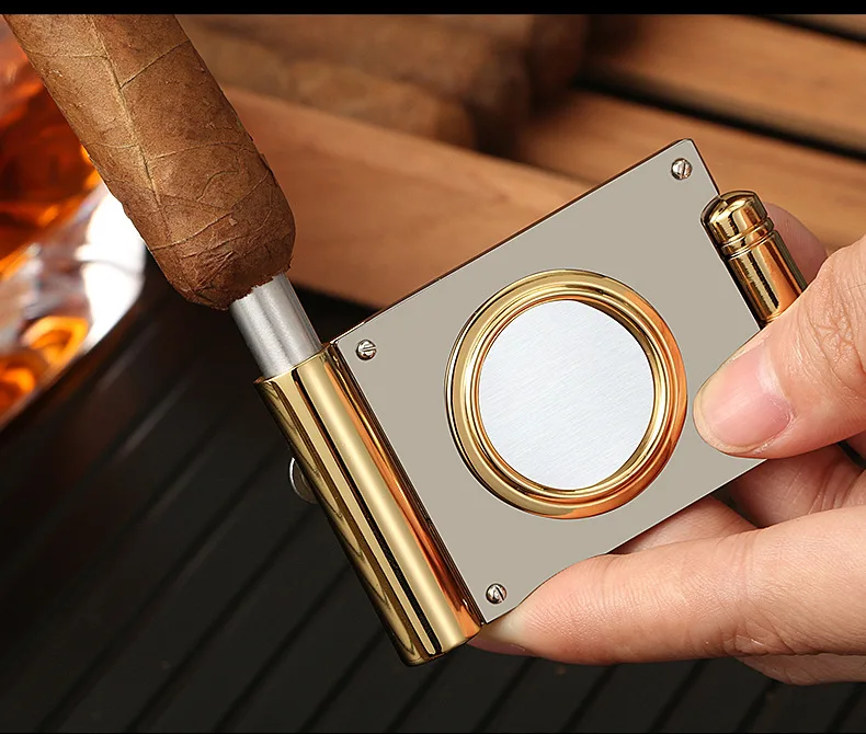 CIGARLOONG Роскошный Многофункциональный нож с логотипом ножницы для сигар из нержавеющей стали резак сигарным сверлом