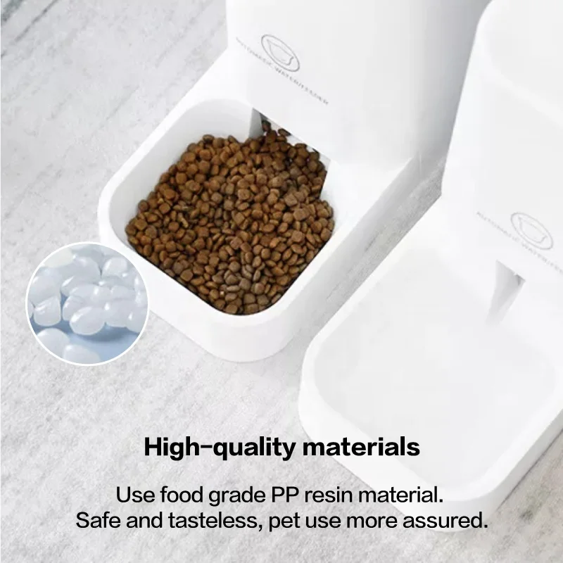 gravity automat pet cat dog waterer food feeder pet automatic feeder Cat Water Dispenser