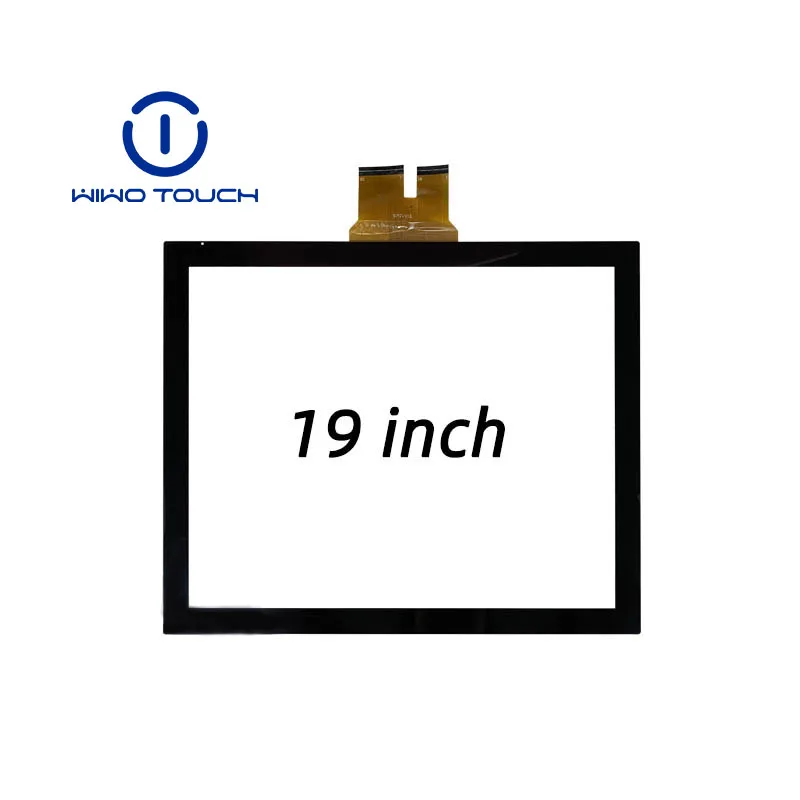 OEM 19 inch LCD touch screen overlay kit customize capacitive touch panel for kiosk