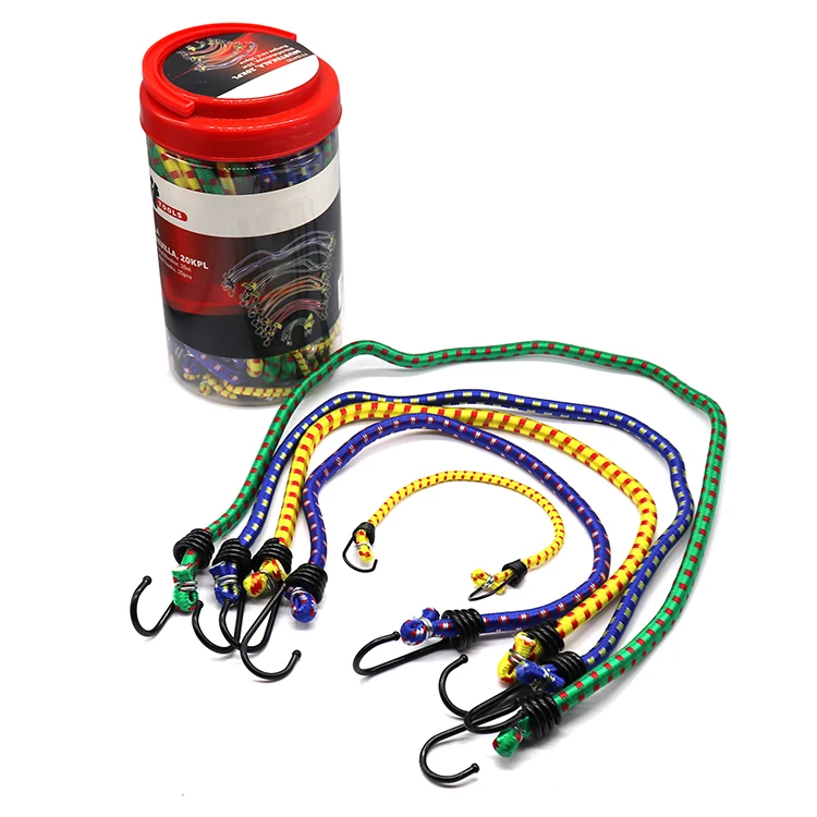 High quality Factory Wholesale Directly bungee carabiner stretch cord exercise with custom bungee cords
