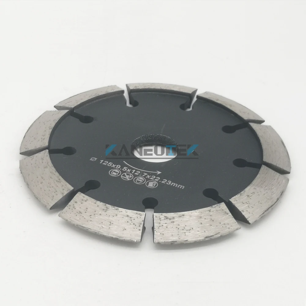 KANEOTEK 4.5/5 Inch 10mm Height V Groove Crack Chaser Diamond Circular Saw Blade For Stone Granite Marble Concrete Acrylic Wall