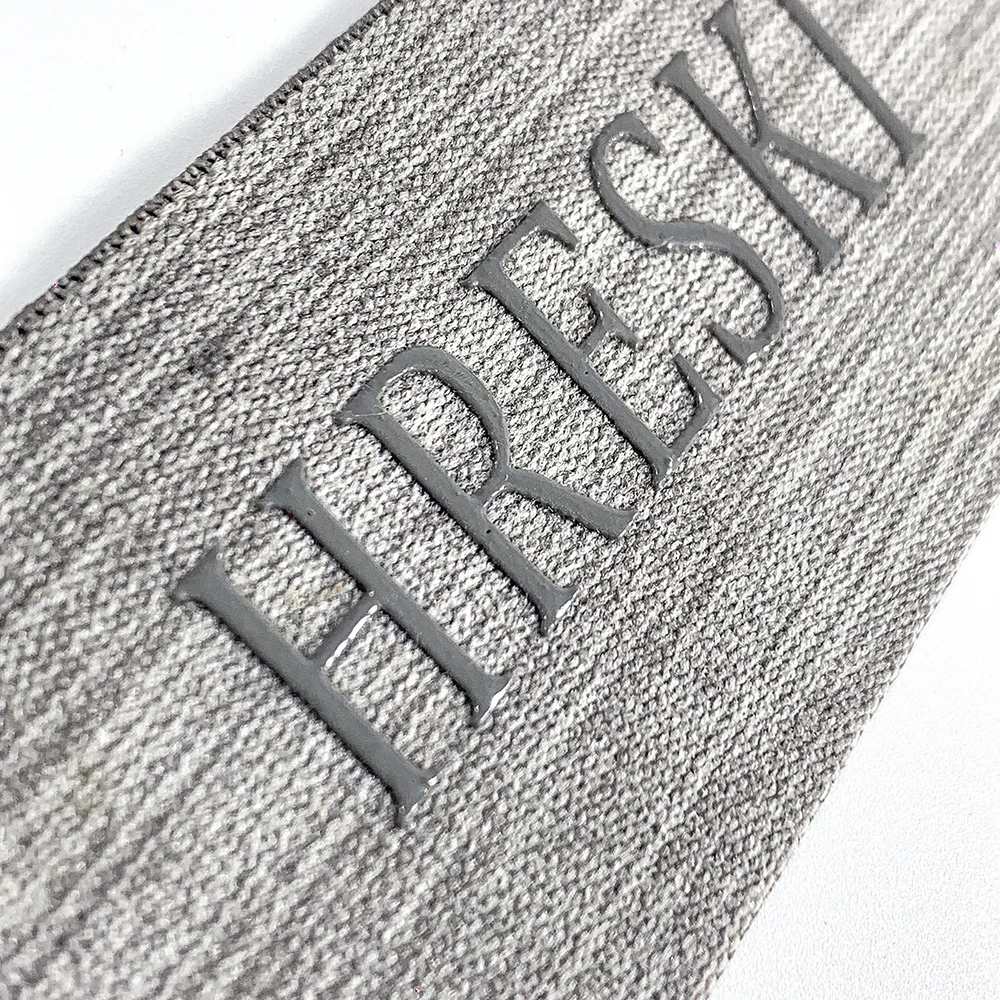 Manufacturer customize logo nylon jacquard silicone elastic gripper rubber wide elastic waistband for pants