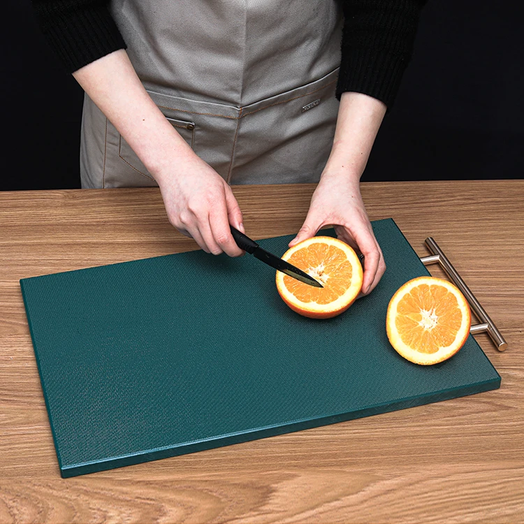 YIQI PE 530*327 мм разделочная доска Антибактериальная обратимая безопасная для мяса и овощей сертифицированная противоскользящая