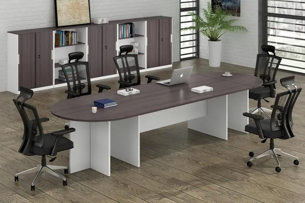 Full-Board Minimalist Style 4-12 People Mini Office Negotiation Meeting Coffee Desk Coffee Round Coffee Table