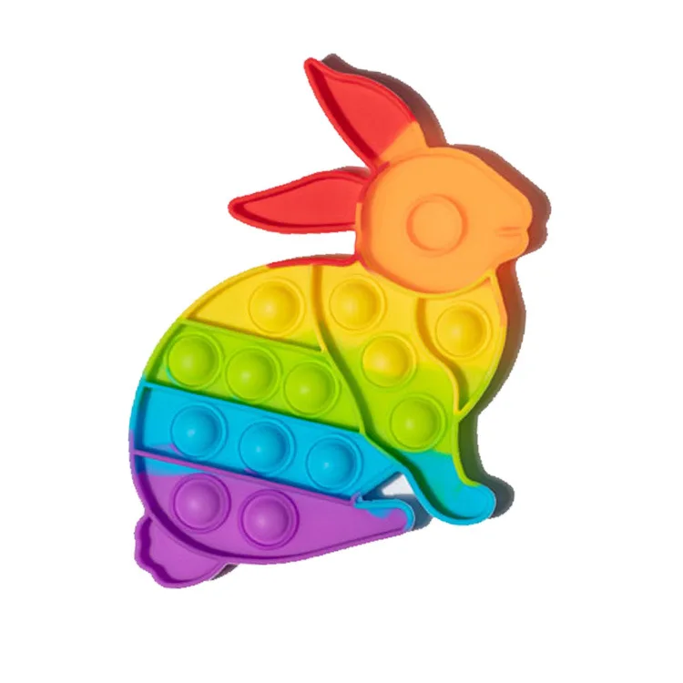 Wholesale Custom Stress Reliever Kids Toy Mini Toys Push Pops Bubble Silicone Fidget Toys