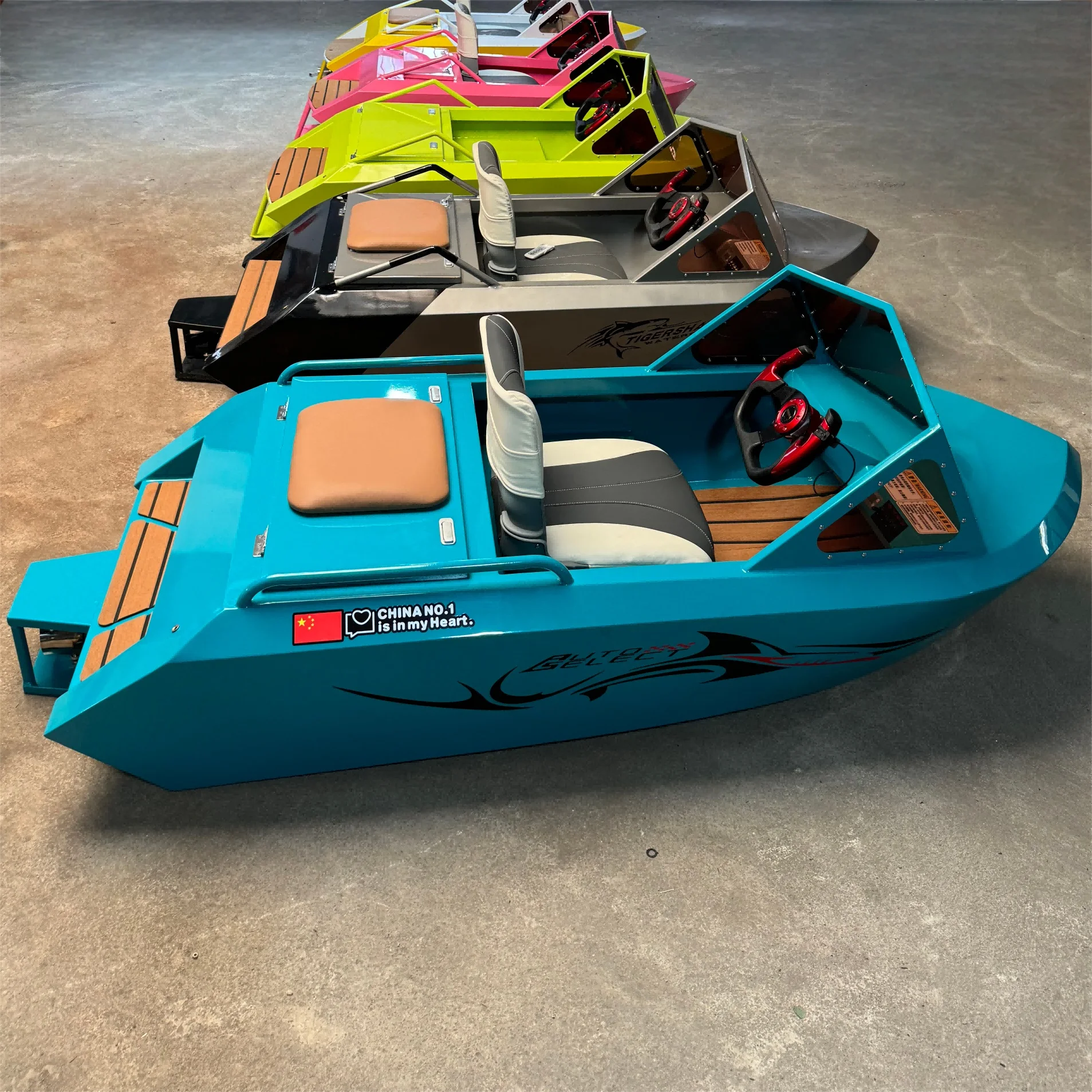 10KW 15KW 20KW Aluminum Mini Jet Boat