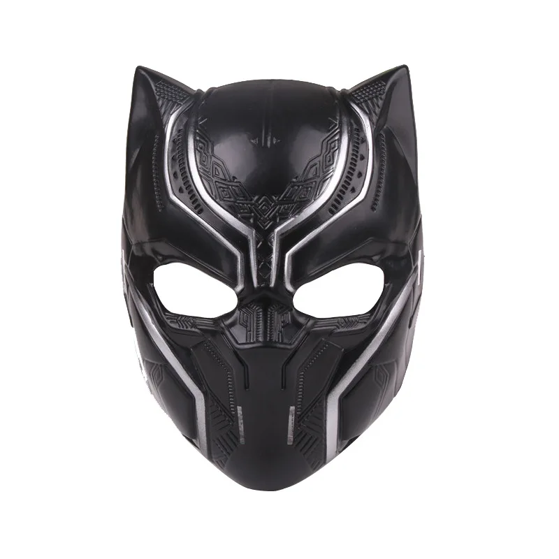 
Civil War Comic Basic Black Panther Mask Halloween party DJ Cosplay adult plastic Black Panther Mask for kids 