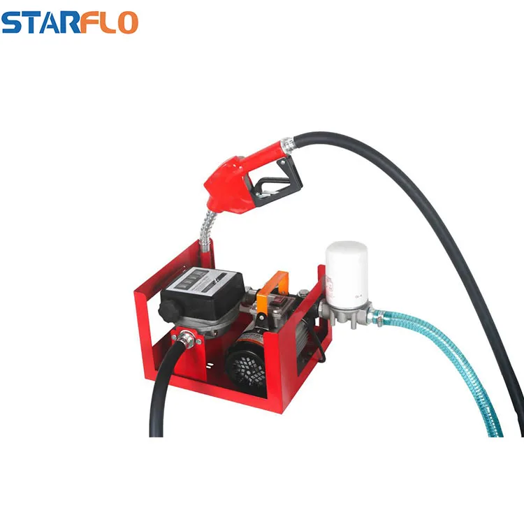 STARFLO Portable electric oil drum pump 24/12V temperature resistant diesel transmission electric oil drum pump
