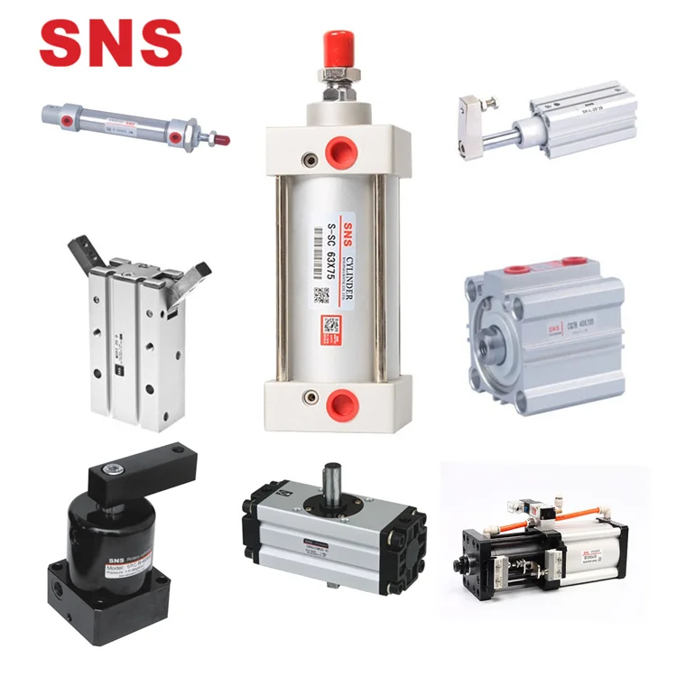 Sc100x100 Piston Air Rod Pulling Ram Pneumatic Double Acting Telescopic Pneumatic 100mm Bore 100mm Stroke Standard Cylinder