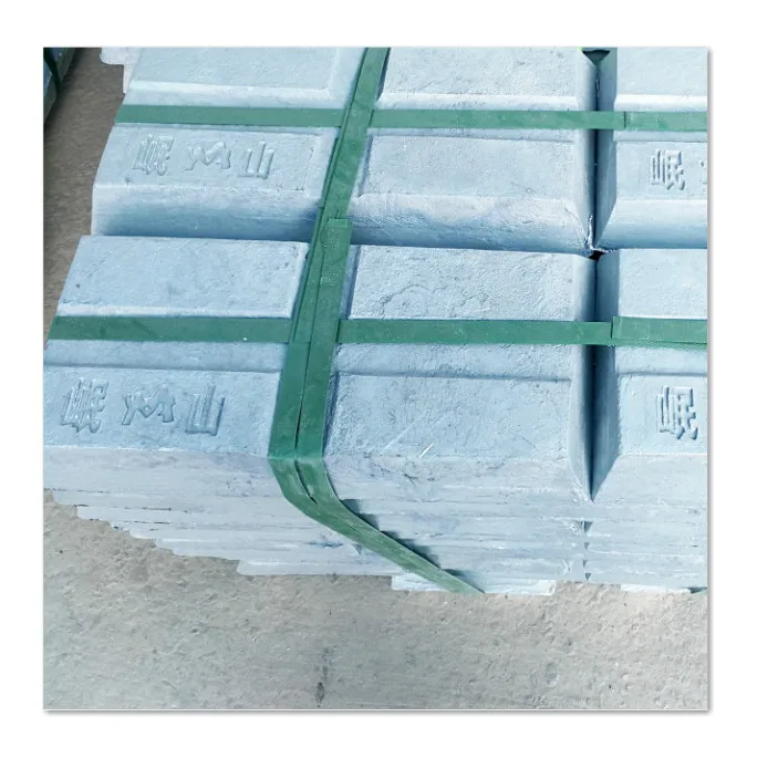 Высококачественный слиток цинка класса А 99.995% Прямая продажа с завода по низкой
