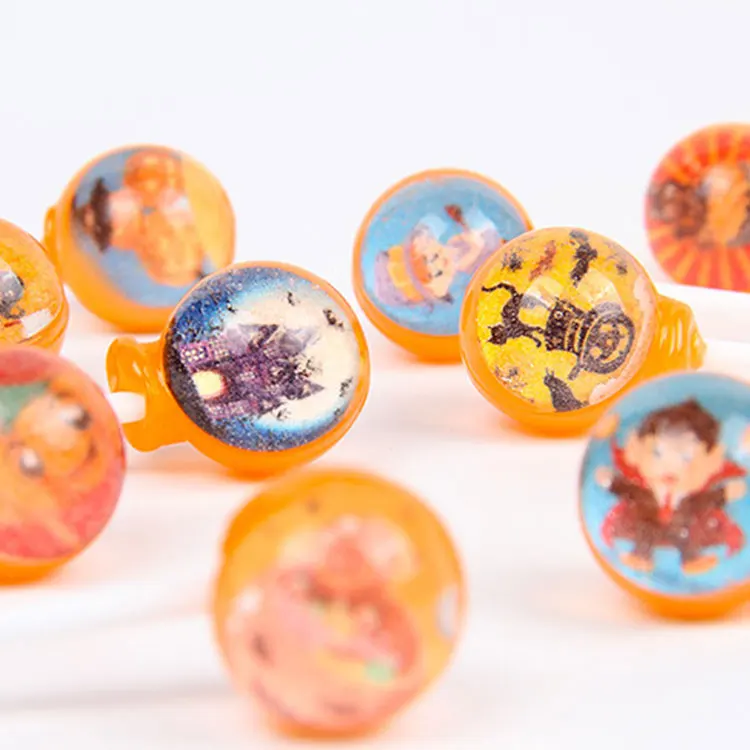 Custom logo Lollipop image lollipops round Assorted Flavor Isomalt Handmade galaxy lollipop
