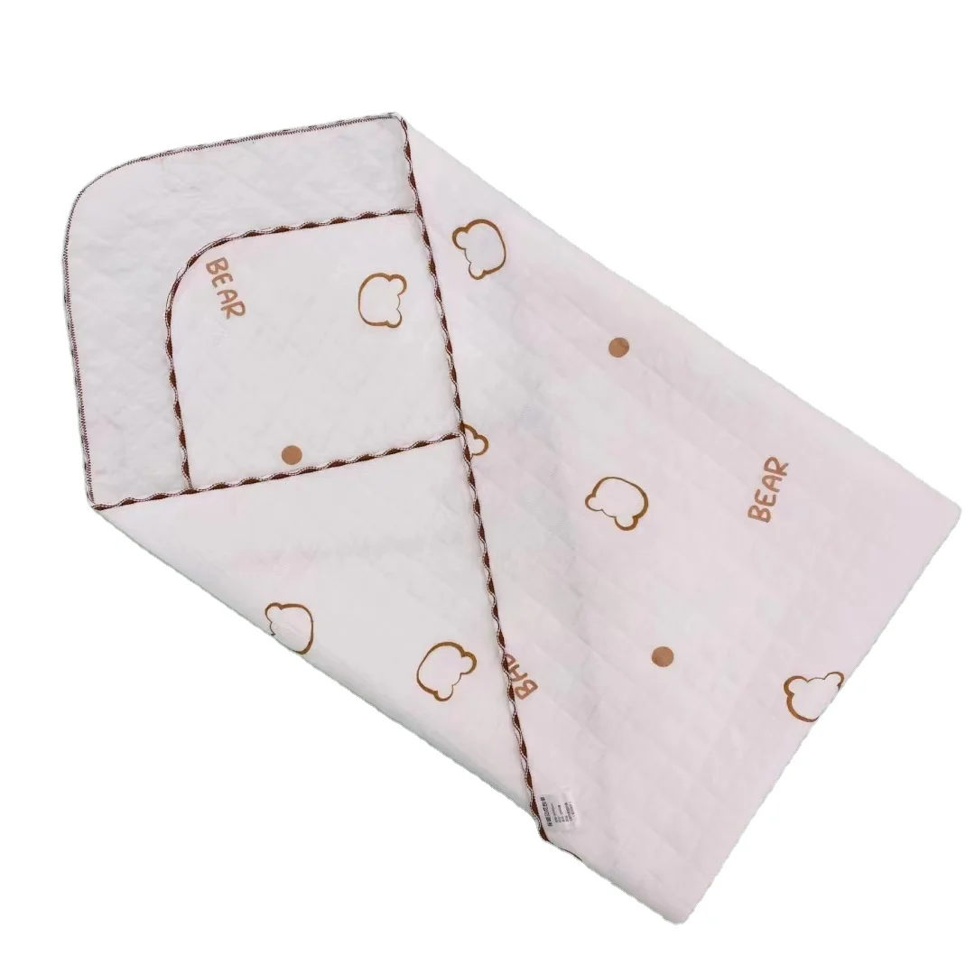 2024 Knitted Cotton Comforter Wrap Thickened 100% Cotton Bedding for Baby for 0-3 Months Polyester Filling Warm Comfortable