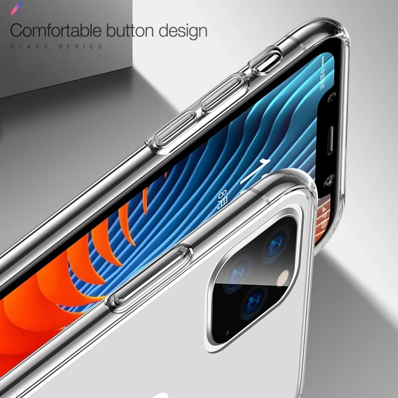  Ultra Thin Clear Case For iPhone 13 11 12 Pro Max XS XR X Soft TPU Silicone 6 6s 7 8 SE