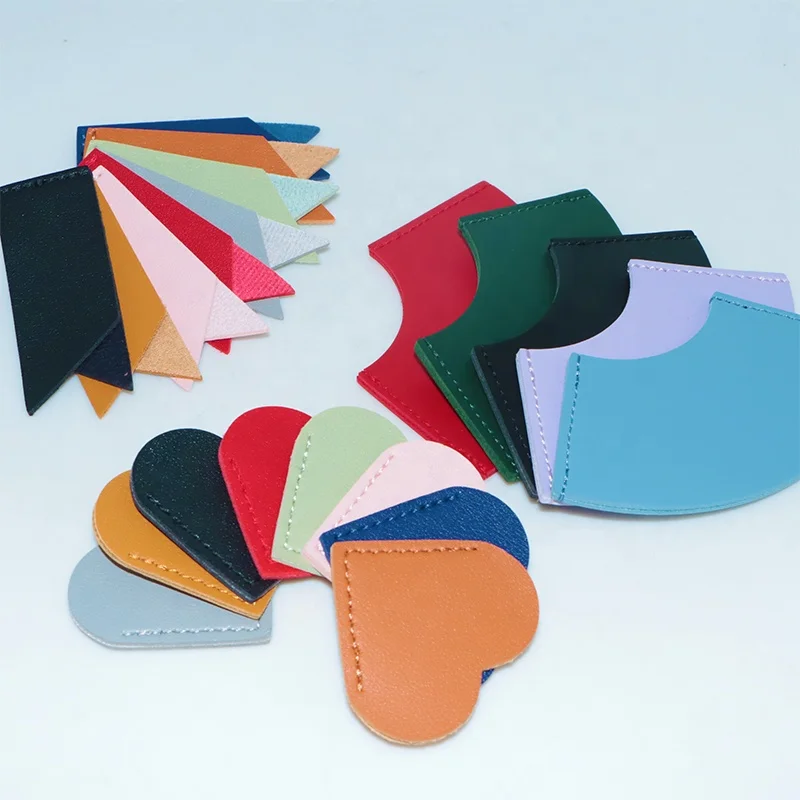 Minimalist Style Handmade PU Leather Handicraft Bookmarks