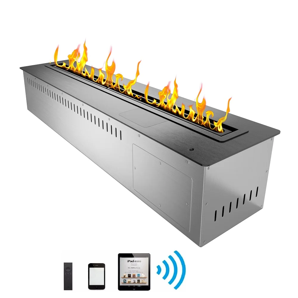 Inno-living fire 24' ethanols fireplace indoor  remote control linear burner