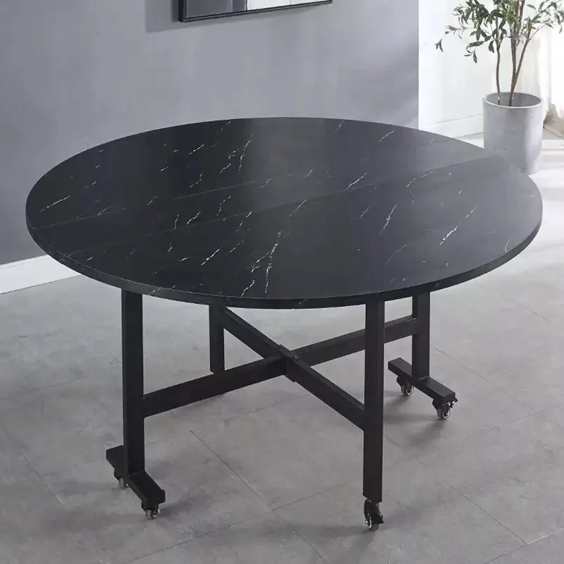 Creative living room household movable table multifunctional large round table