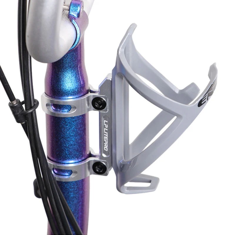 LP Litepro Aluminum Alloy Bicycle Water Kettle Mount Adaptor Bottle Cage Mount Bracket Holder For Brompton Folding Bike