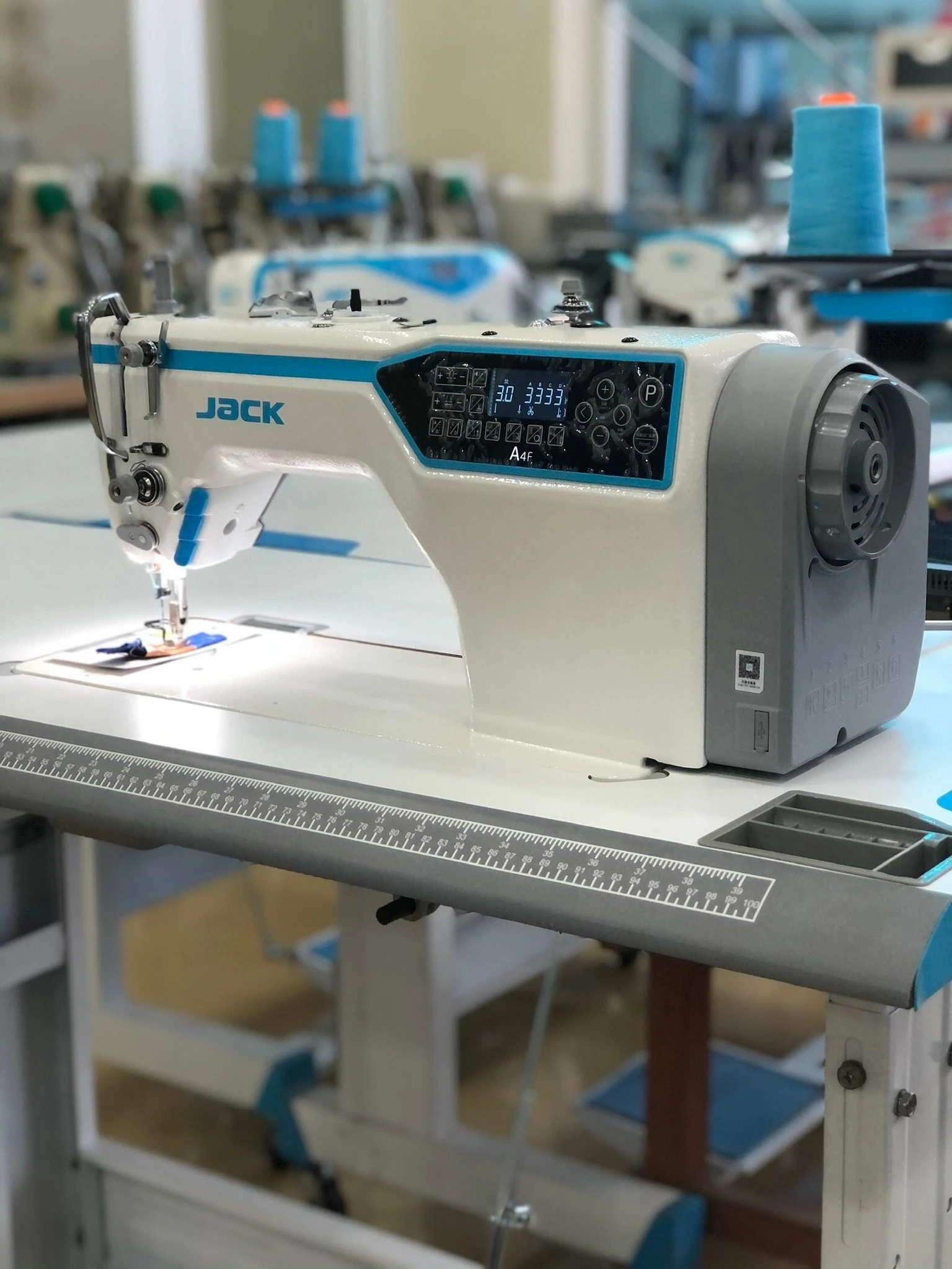 Hot Selling Brand New Jack A4F Single Needle Digital Lockstitch Sewing Machine with Digital Presser Foot for Sale