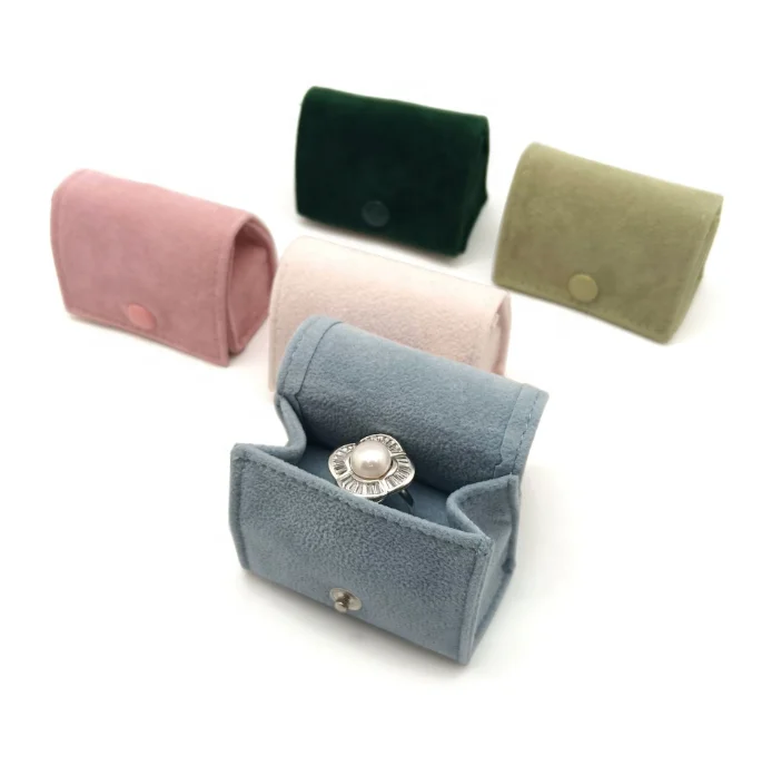 Factory In Stock Luxury Velvet Jewelry Bag Ring Pendant Bracelet Packaging