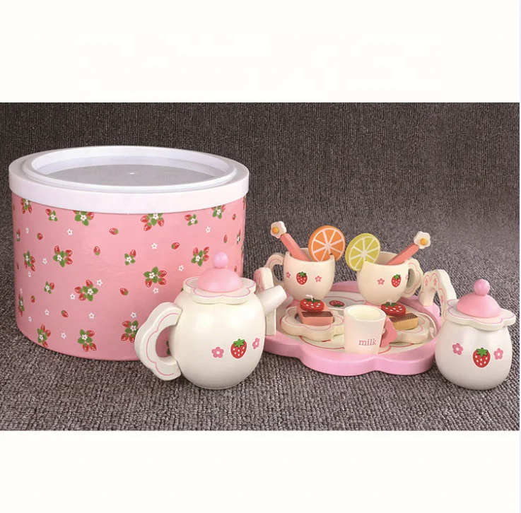 Fun games tea set toys hot selling afternoon tea toys wholesale,printing machine for wooden toys