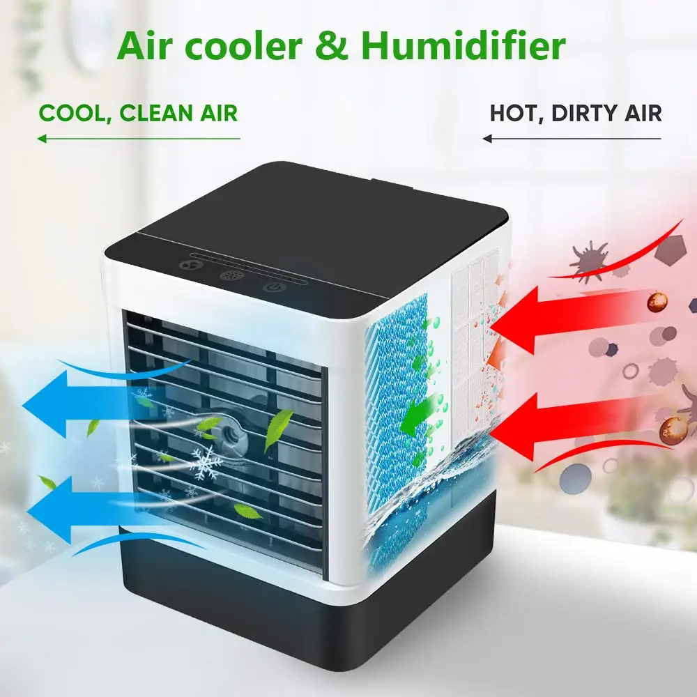 2020 new mini air cooler desktop room portable air conditioner for home office