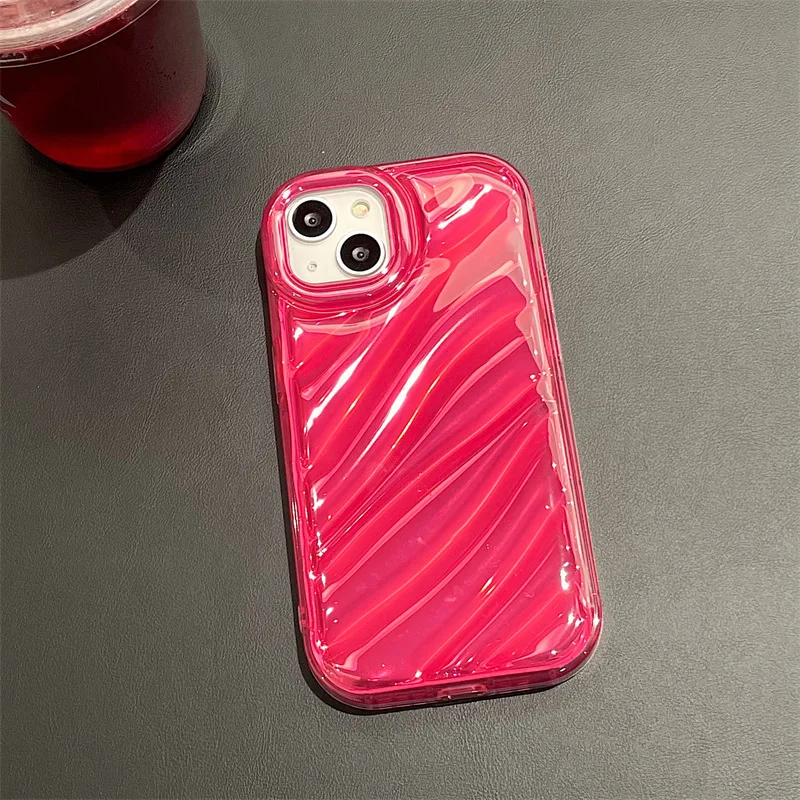 2023 New Premium 3D Water Wave Pattern Cover phone case for iphone Xr Xs 11 12 13 14 Pro Max Cell Cover