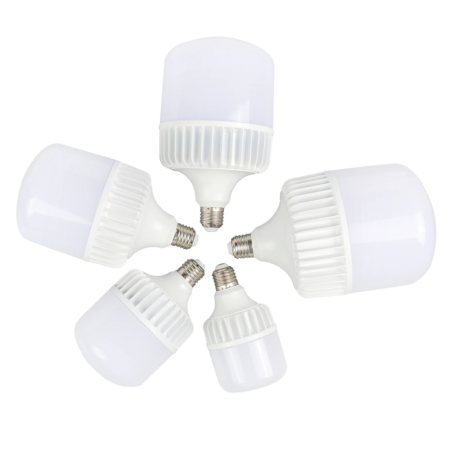 Die-casting aluminum PC Project 20W 30W 40W 60W T shape led bulbs manufacturing