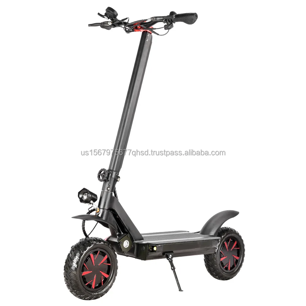 USA Warehouse 10 Inch 60V 15ah 800W Folding Scooter 45-50km/h with Turn Signals with Seat Adults Electric Scooter