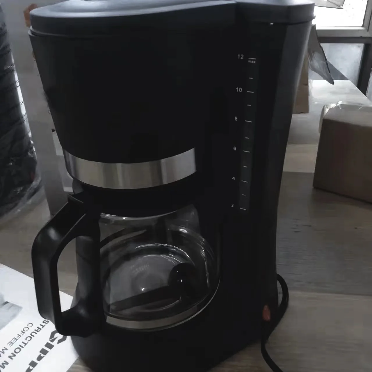 Big capacity detachable water tank drip automatic coffee machine electric coffee maker