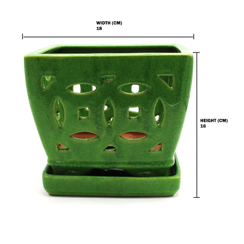 custom Perfect rare limited Ceramic Orchid Pot