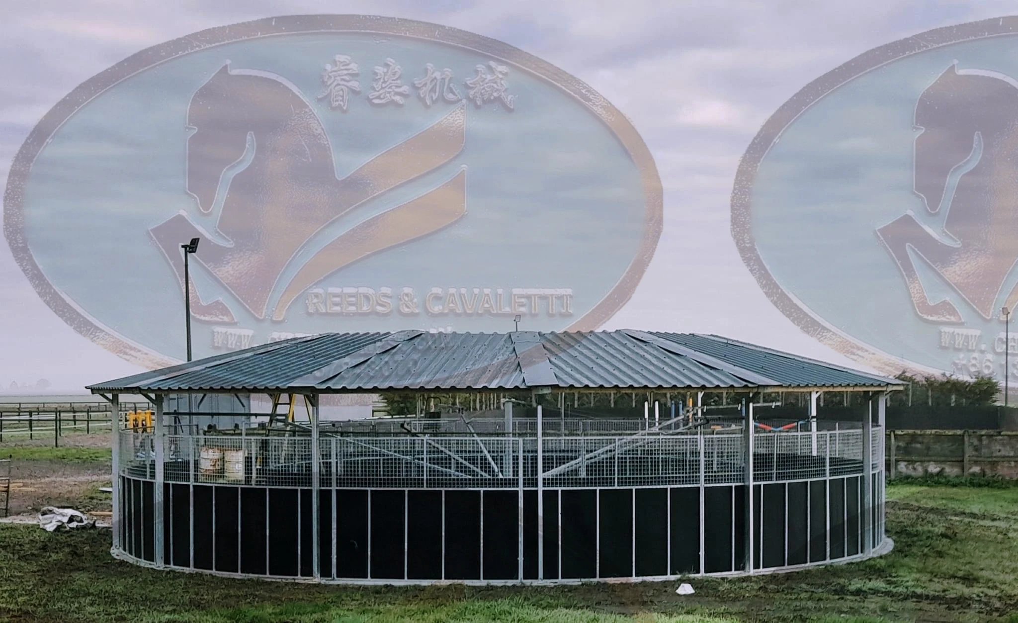 Horse walking machine NQT passed for outdoor equestrian sports products of stables horse walker