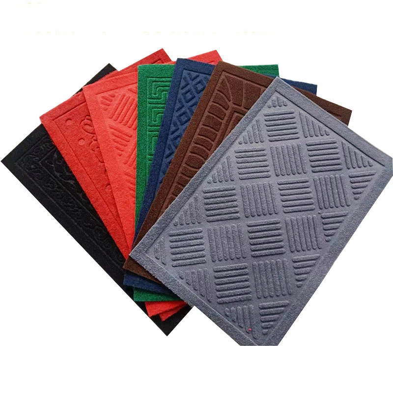 Polyester PVC Backing Front Entrance Door Mat