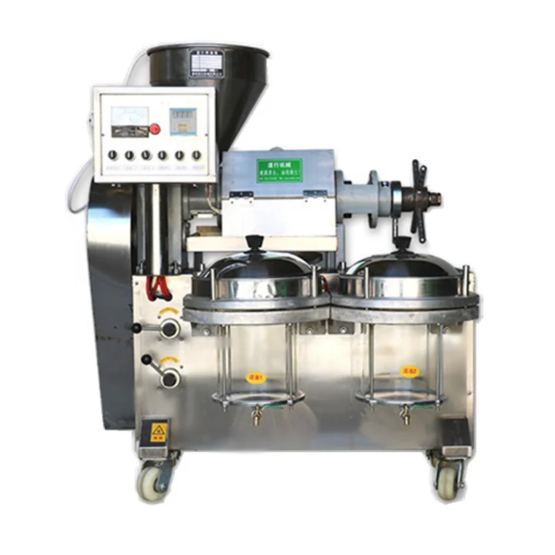 ZYJ-100 Automatic Oil Processing Machine Sunflower Rapeseed Oil Pressing Machine Black Soldier Fly