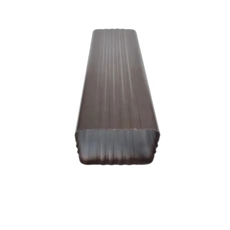 Price of metal aluminum roof rainwater pipe and guttergutter aluminium rain gutter aluminium supplier