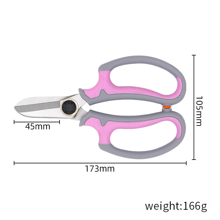 OEM Comfortable Grip Handle Floral Scissors Trimming Scissors Garden Scissors Flower Pruner for Plant