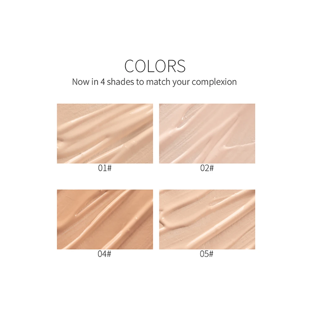 Menow skin maker liquid foundation drops shine controlling pores blurring face brightening cream waterproof natural concealer