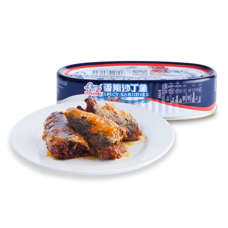 Оптовая продажа консервированные пряные сардины 120 г 24 блюда местные мгновенные морепродукты банка для