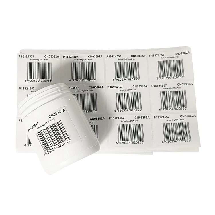 Custom Shipping Label Thermal Barcode Sticker Paper Label Rolls Printer Barcode Label