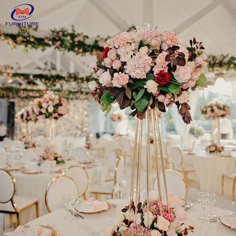 World globe, высокий свадебный, золотой, свадебный, цветочный декор стола для стола